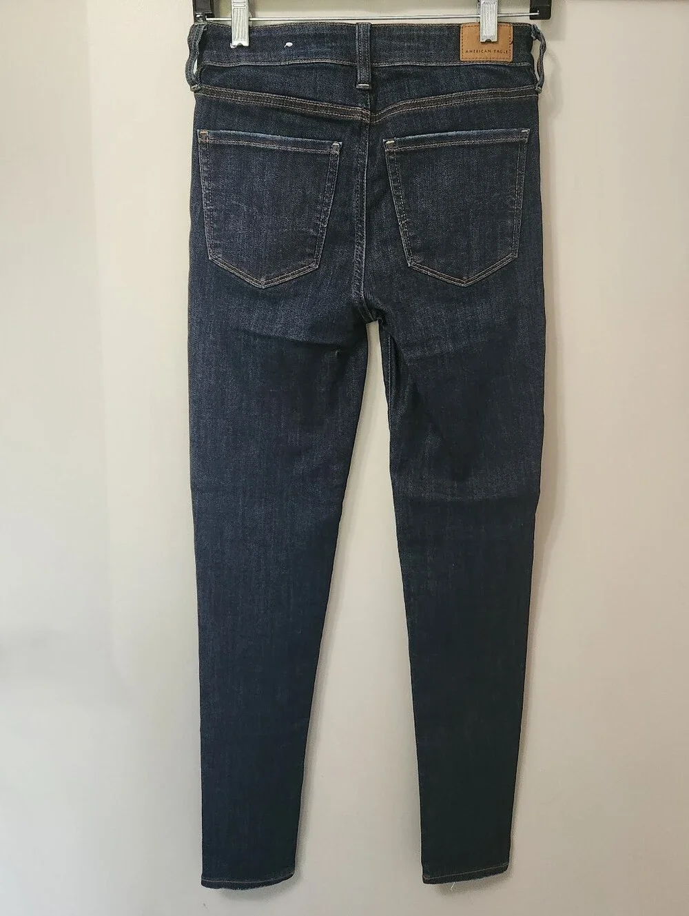 American Eagle Next Level Stretch Hi-Rise Jegging Dark Wash Jeans Womens Size 4